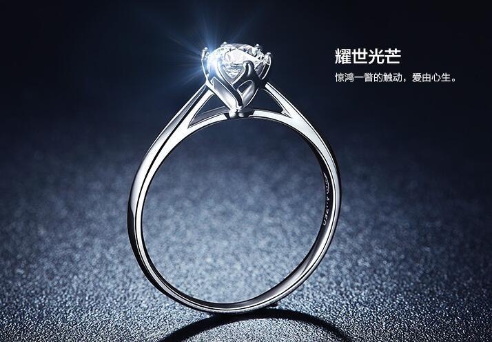 这种是经典六爪钻戒,皇冠钻戒是永不过时的经典,是婚嫁市场上的首选.