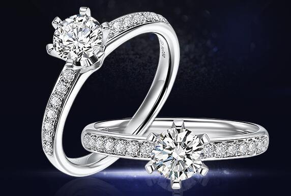 白色18k金钻石戒指怎么选