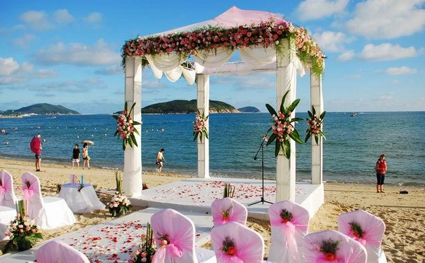 沙滩主题婚礼