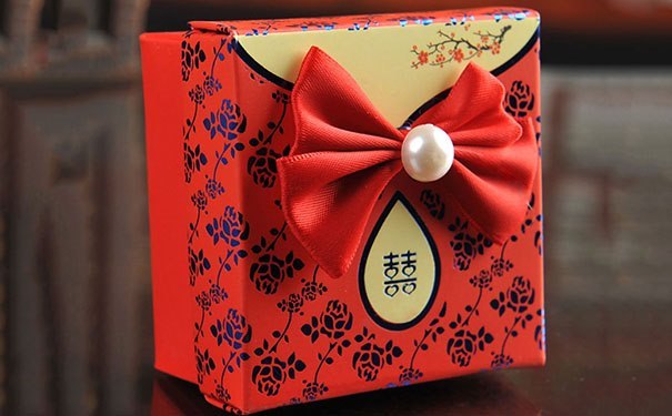 中式风格喜糖盒
