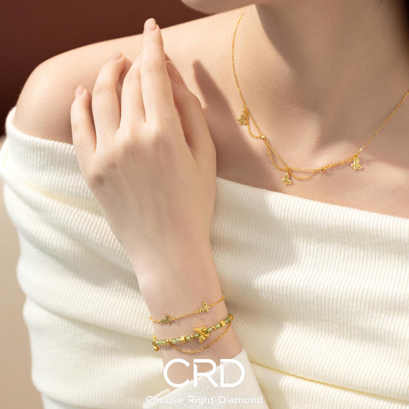 CRD水晶手串|千金感穿搭灵动之选，解锁真千金的闪耀密码