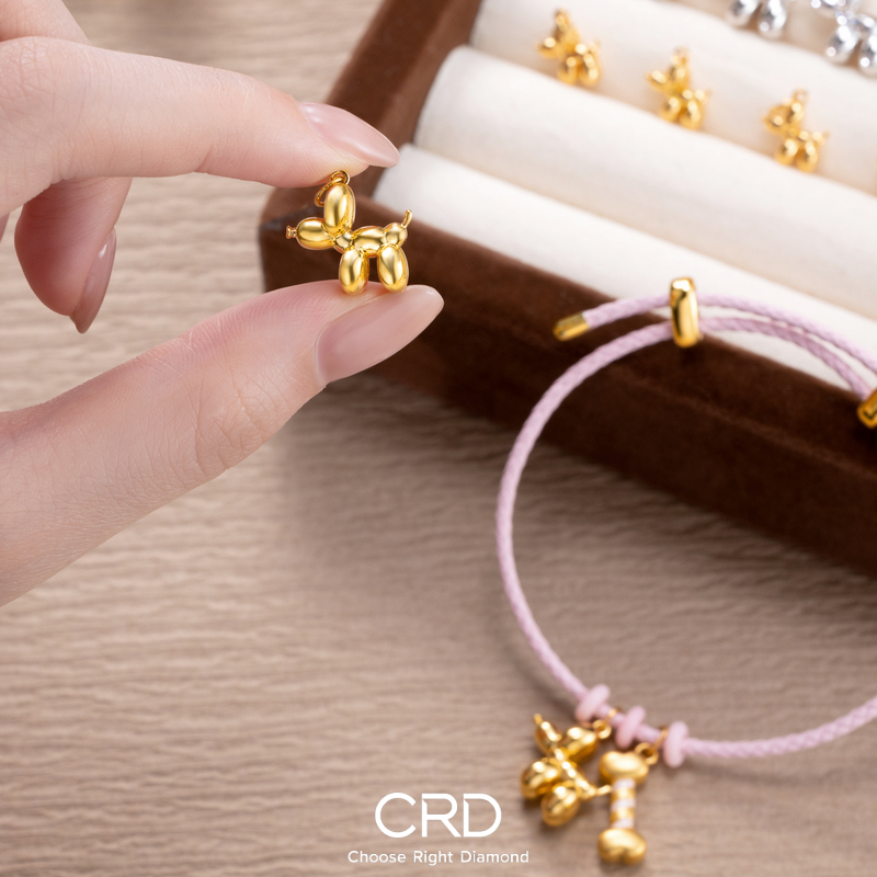 CRD黄金吊坠|触手可及的快乐魔法，CRD×Happy Balloon Dog萌粒吊坠