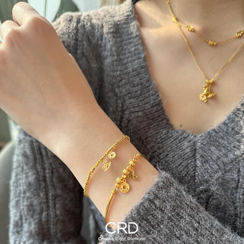 CRD黄金手链|陈鑫海同款黄金小马，萌驹踏云，东方图腾