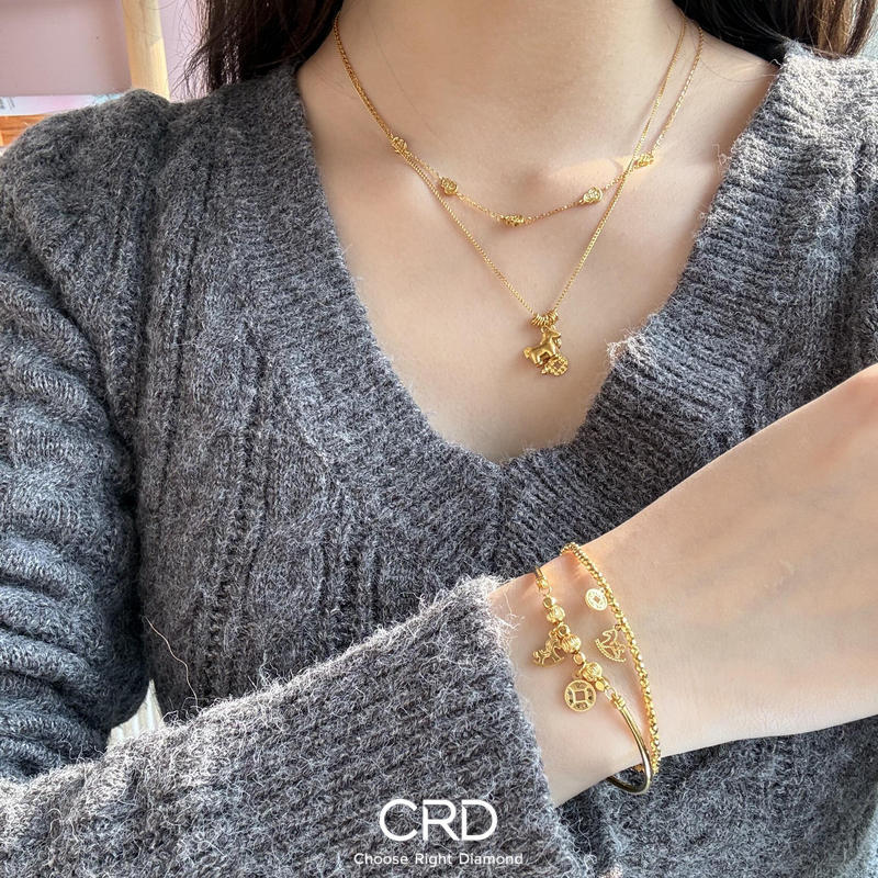 CRD黄金手链|陈鑫海同款黄金小马，低调却吸睛的点睛之笔