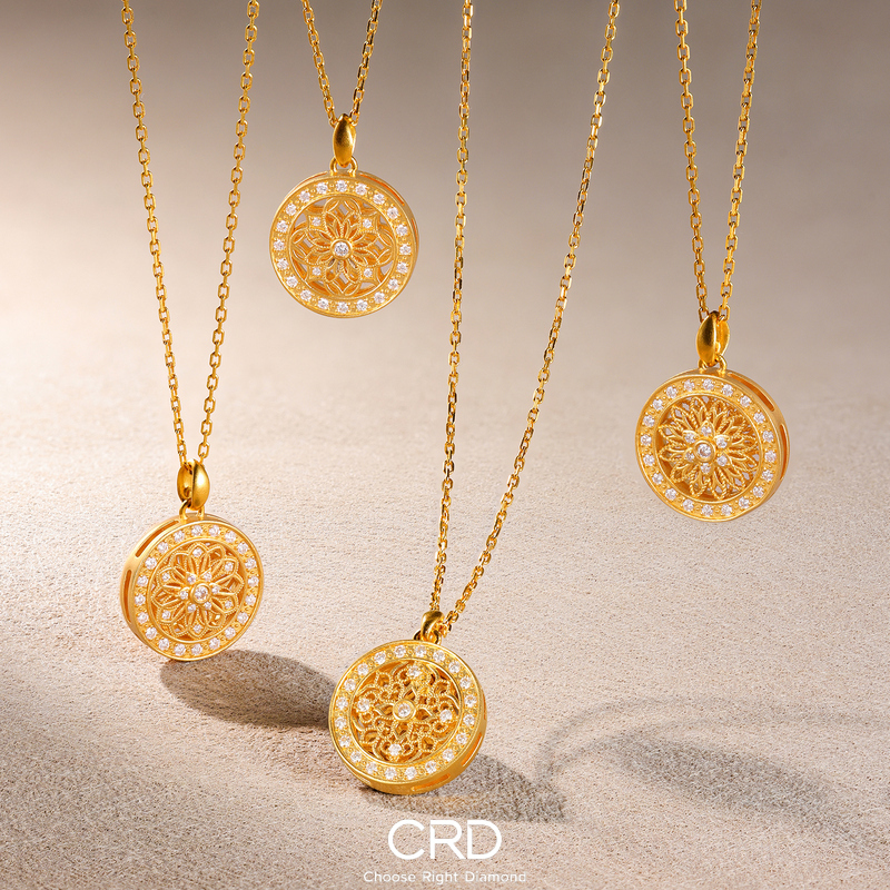 CRD黄金项链|CRD彩虹系列让心意不言而喻，幸运美学随身行