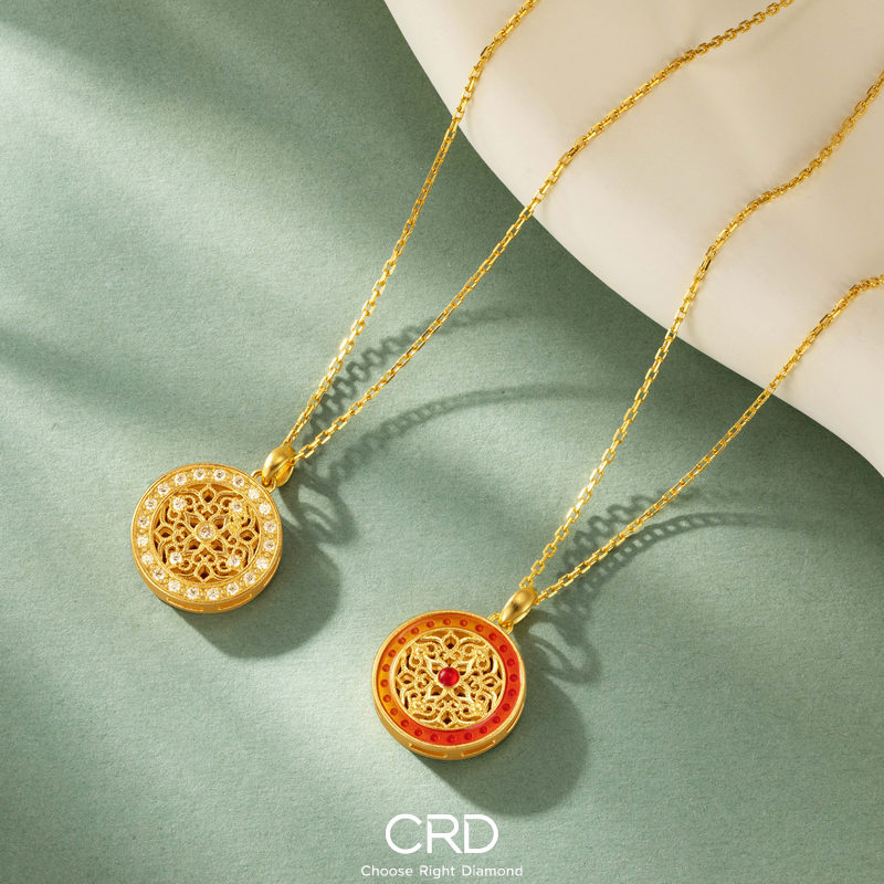 CRD黄金项链|CRD彩虹系列一抹虹彩，让光芒始终追随你的每个瞬间