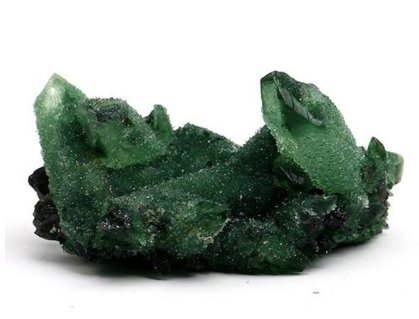 奶块绿水晶矿石图片图片