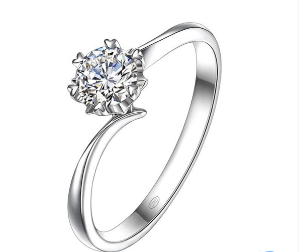 纯爱-18K金钻石戒指（新品）
