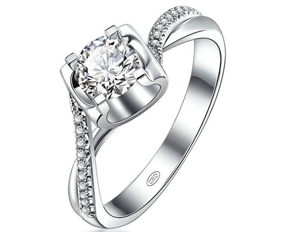 白金克徕帝钻石戒指的价格是多少