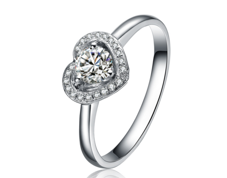 心形钻石戒指镶嵌的寓意是什么