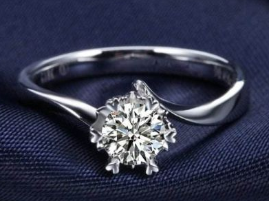 镶嵌钻石戒指多少钱