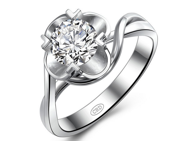 全新白金钻石戒指的价格是多少