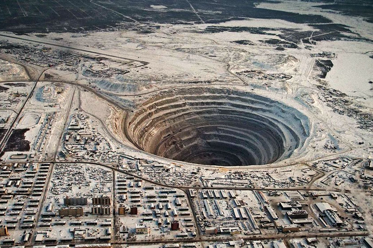 钻石矿矿场图片