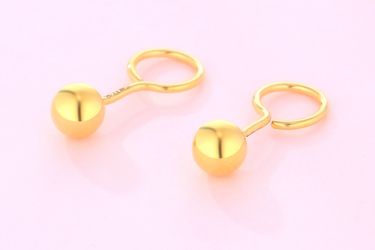 黄金圆形耳环有哪些佩戴技巧