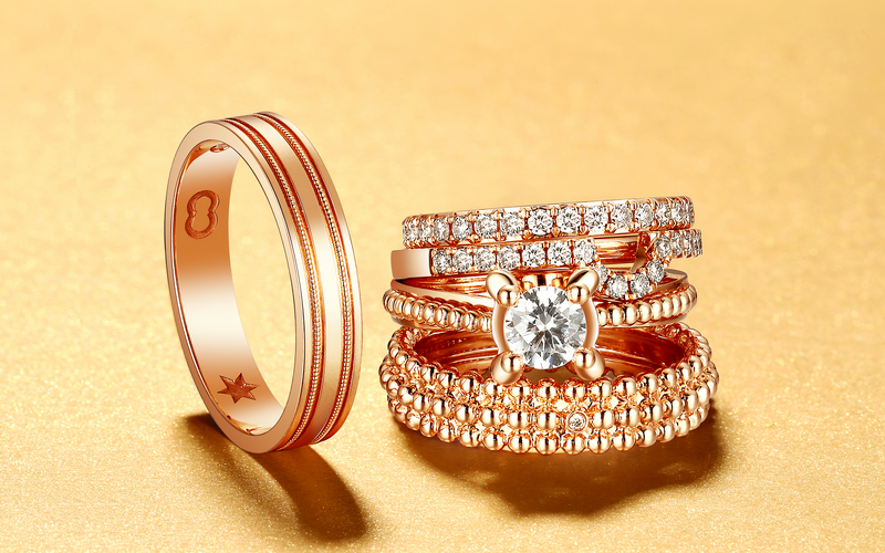 结婚戒指买对戒还是钻戒
