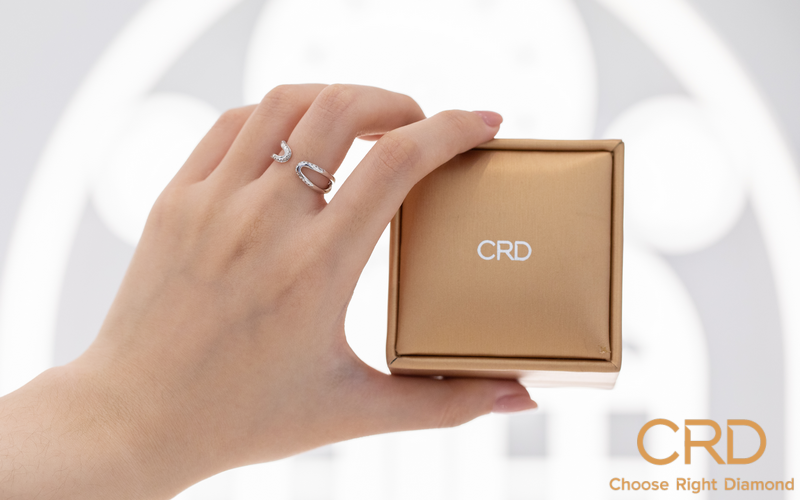 CRD克徕帝K金戒指和铂金戒指哪个好