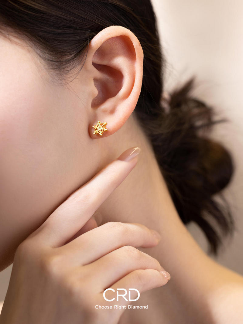 CRD黄金耳饰
