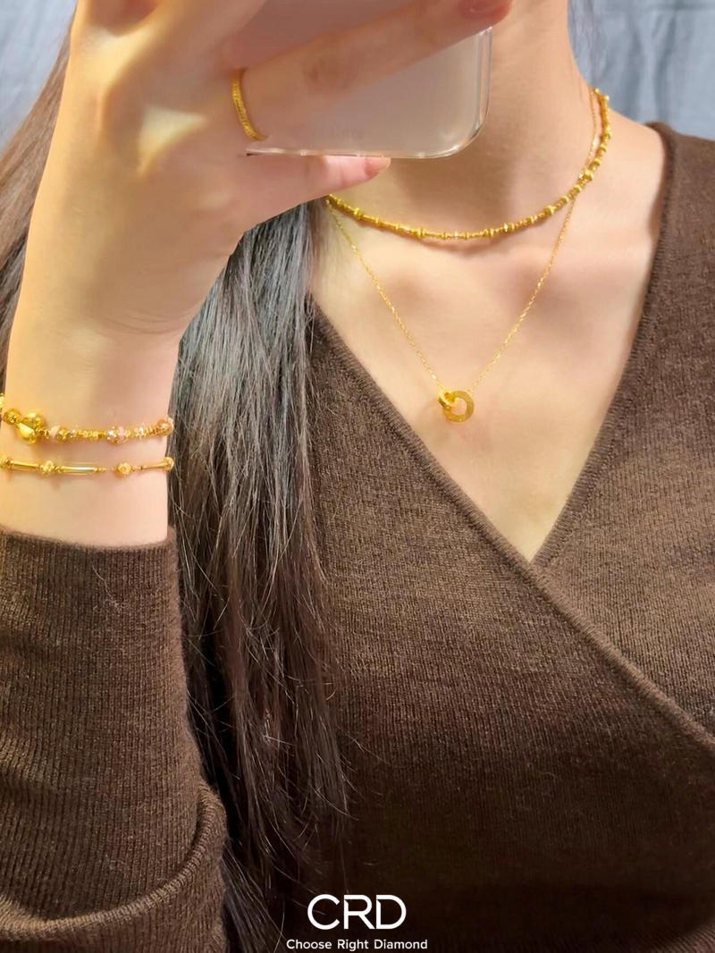 CRD黄金链坠