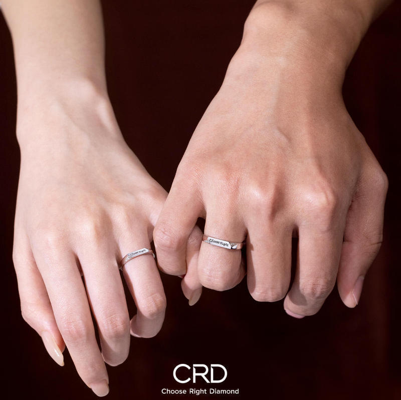 钻石对戒 CRD钻石对戒