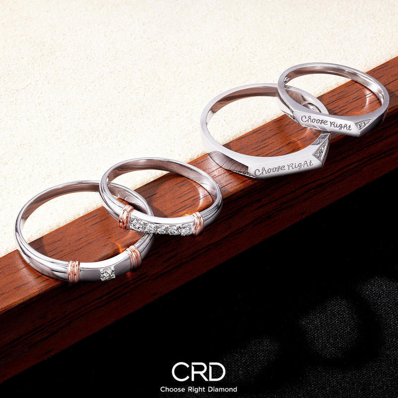 钻石对戒 CRD钻石对戒