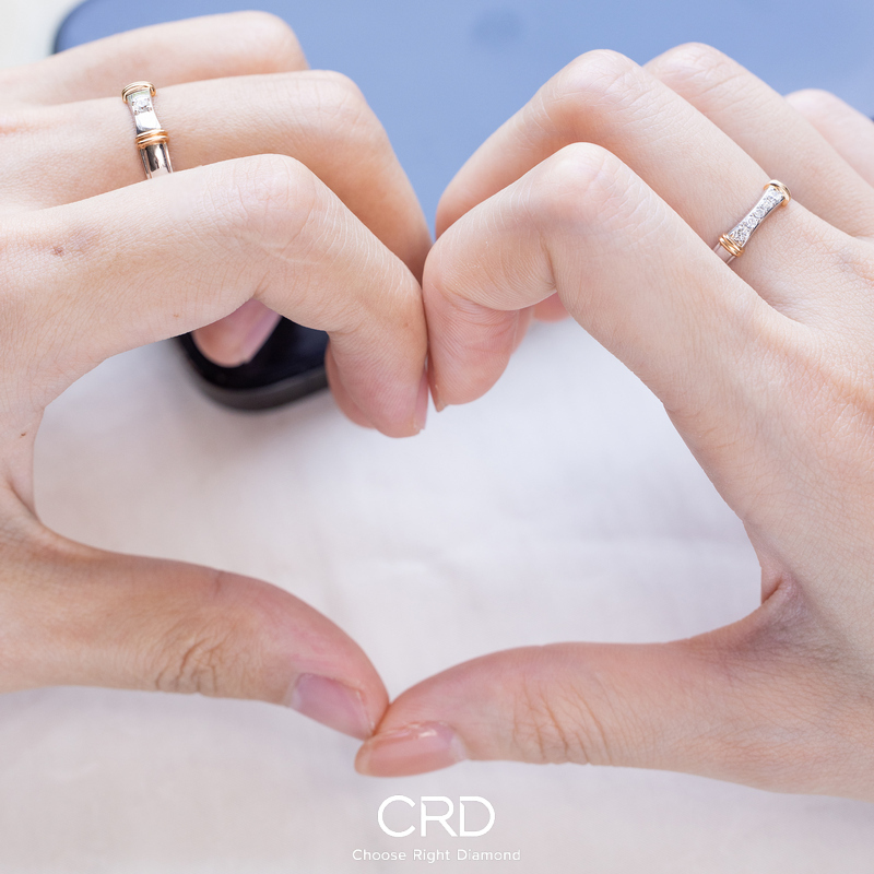 钻石对戒 CRD钻石对戒