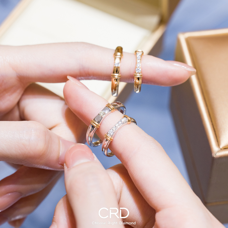 钻石对戒 CRD钻石对戒