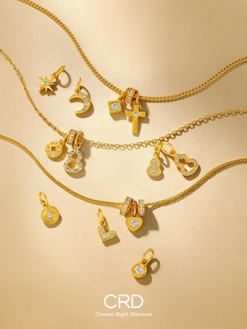 CRD黄金吊坠