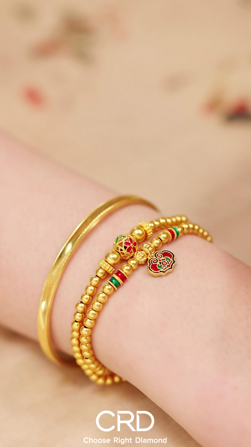 CRD<a href="http://www.inormi.com/huangjin/" target="_blank" style="color:#927658;text-decoration:underline;">黃金</a> 黃金手鐲