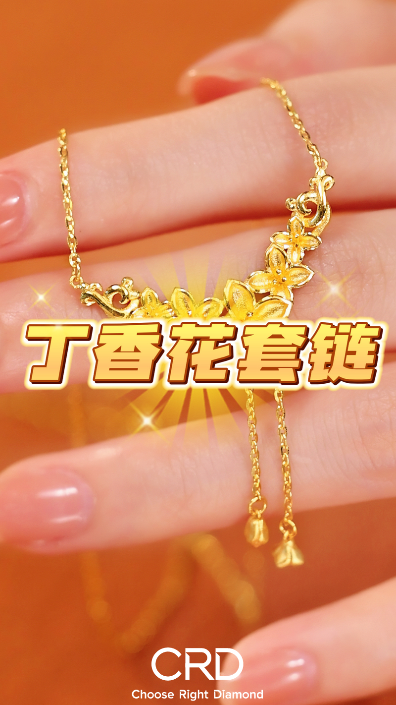 CRD黄金 黄金项链