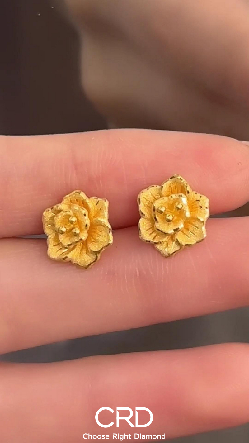 黄金耳钉