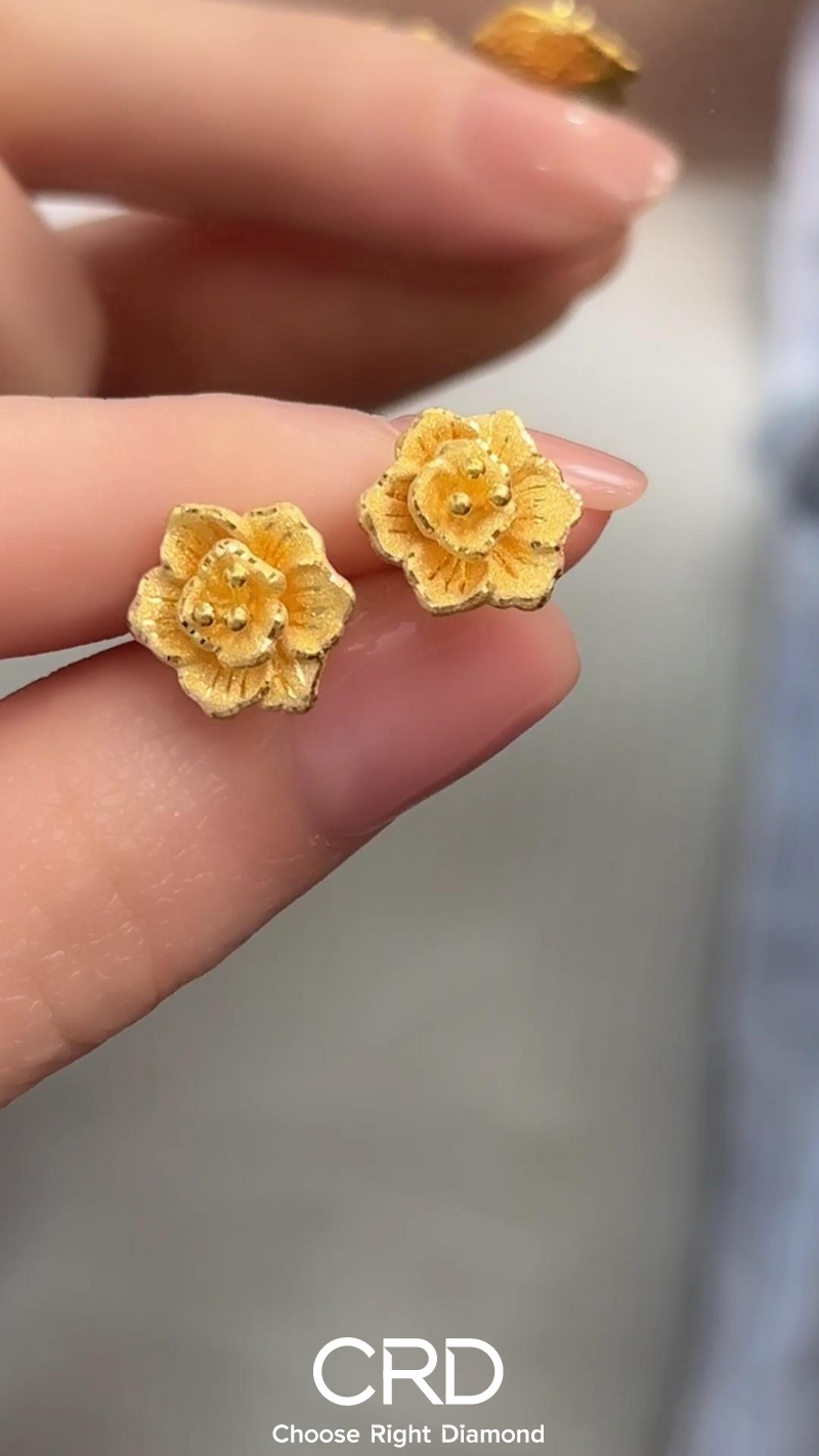 黄金耳钉