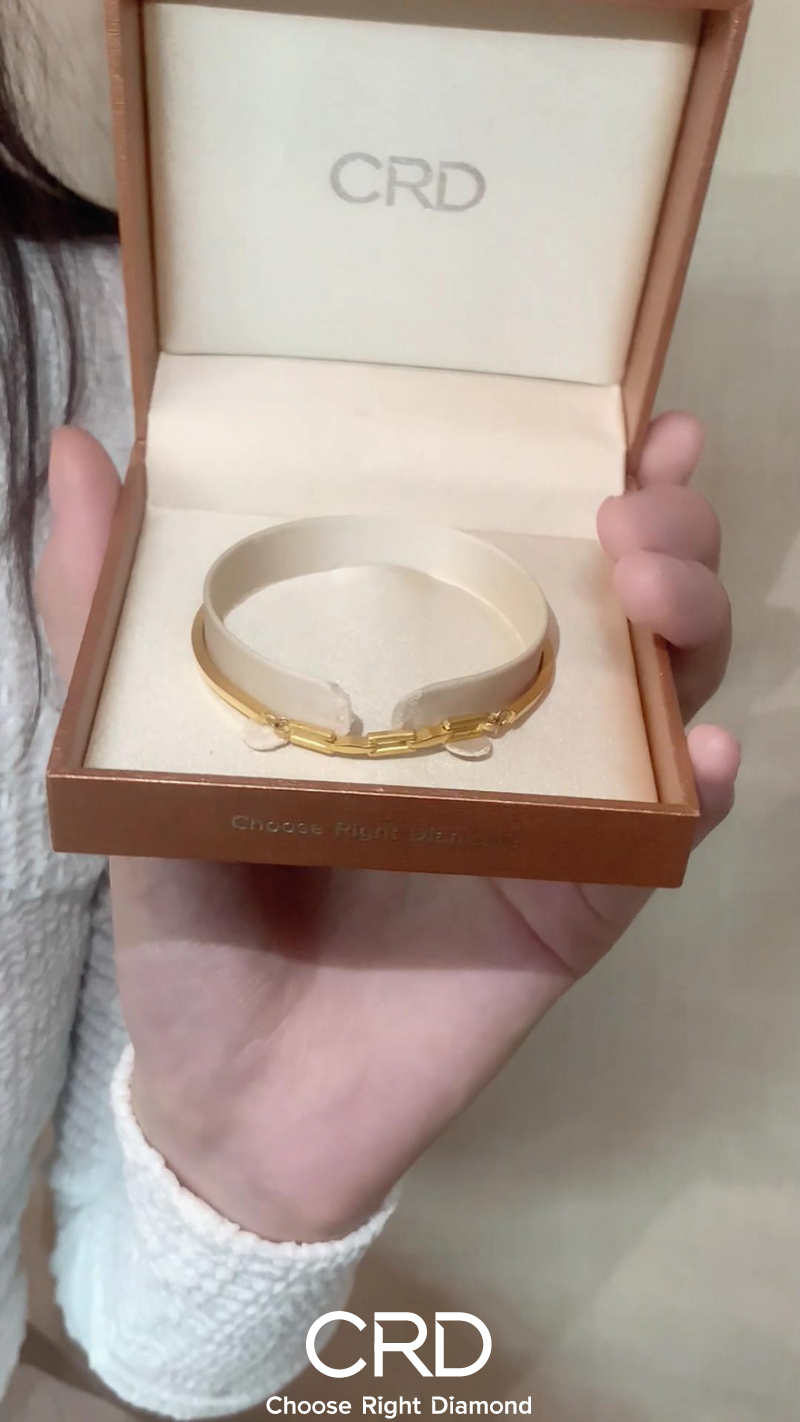 CRD黄金 黄金手链