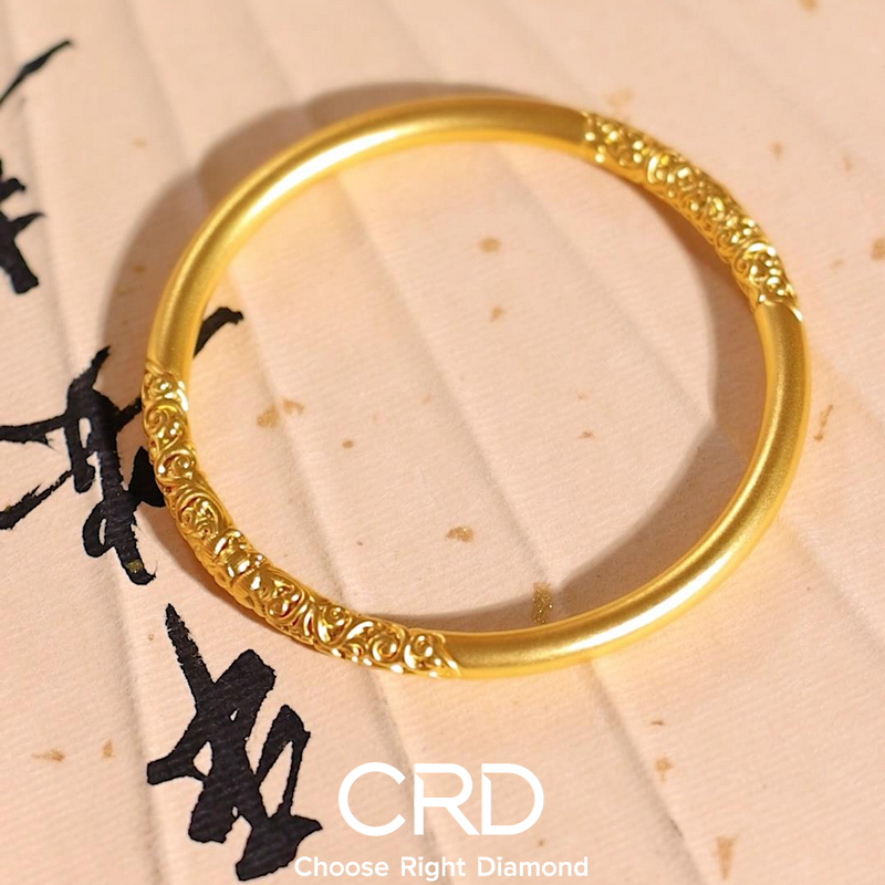CRD<a href="https://www.crd.cn/huangjin/" target="_blank" style="color:#927658;text-decoration:underline;">黄金</a> 黄金手镯