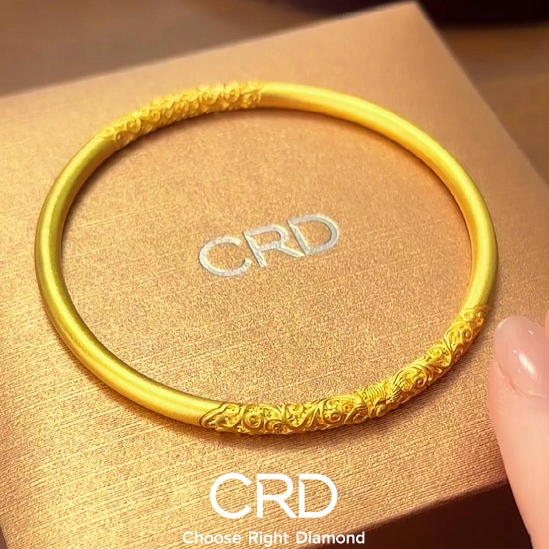 CRD<a href="https://www.crd.cn/huangjin/" target="_blank" style="color:#927658;text-decoration:underline;">黄金</a> 黄金手镯