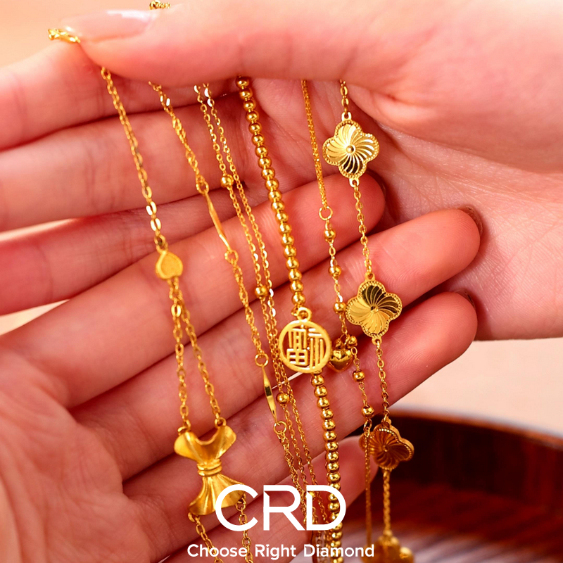 CRD<a href="http://www.inormi.com/huangjin/" target="_blank" style="color:#927658;text-decoration:underline;">黃金</a>手鏈 黃金手鏈