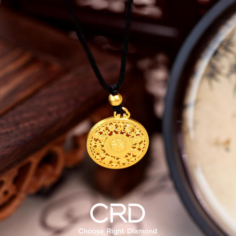 CRD黄金吊坠