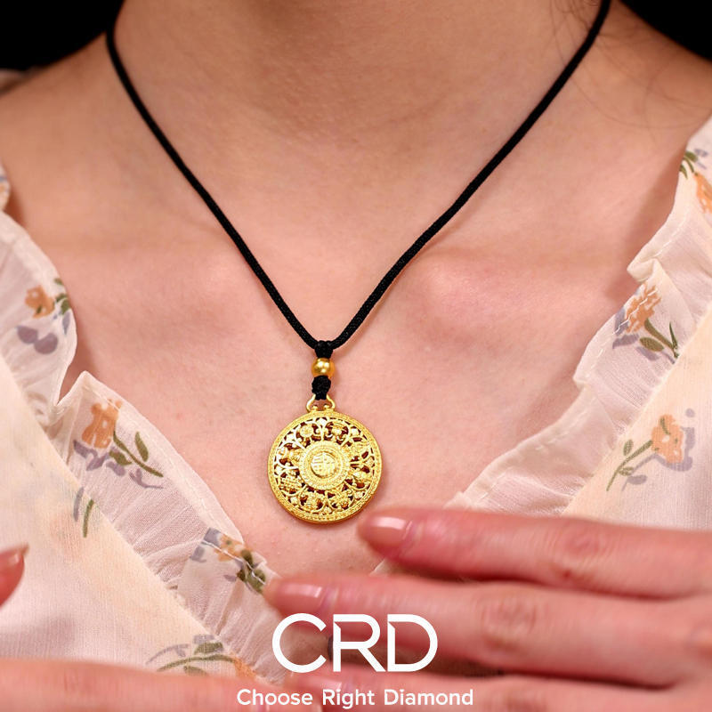 CRD黄金吊坠