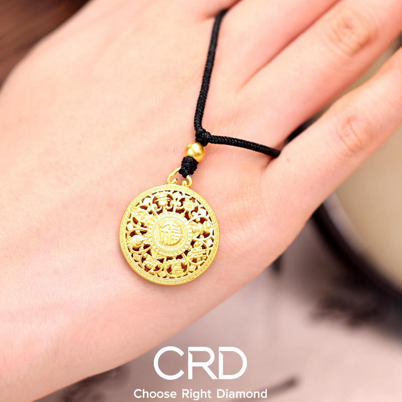 CRD黄金吊坠