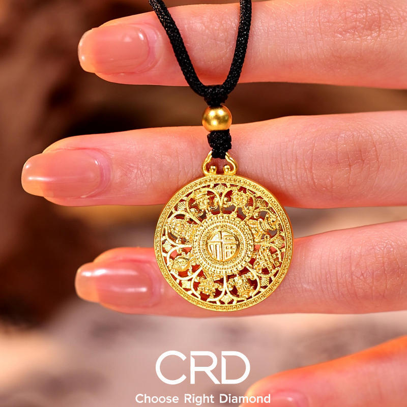 CRD黄金吊坠