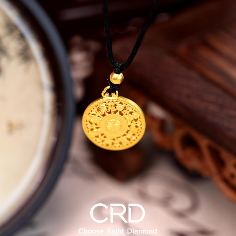 CRD黄金吊坠