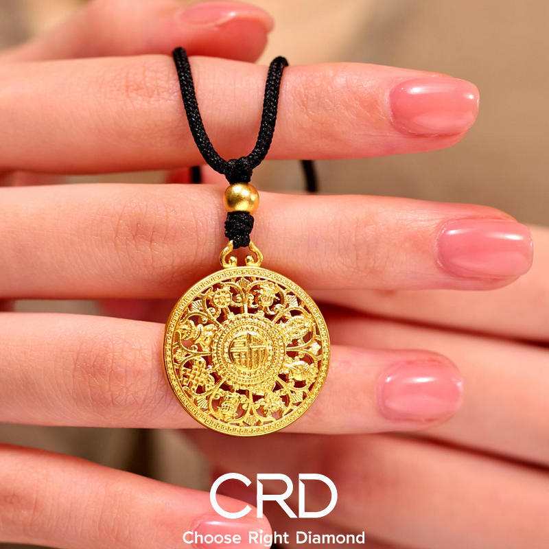 CRD黄金吊坠