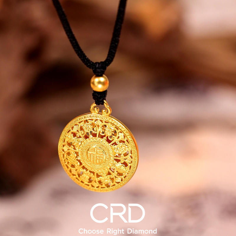 CRD黄金吊坠