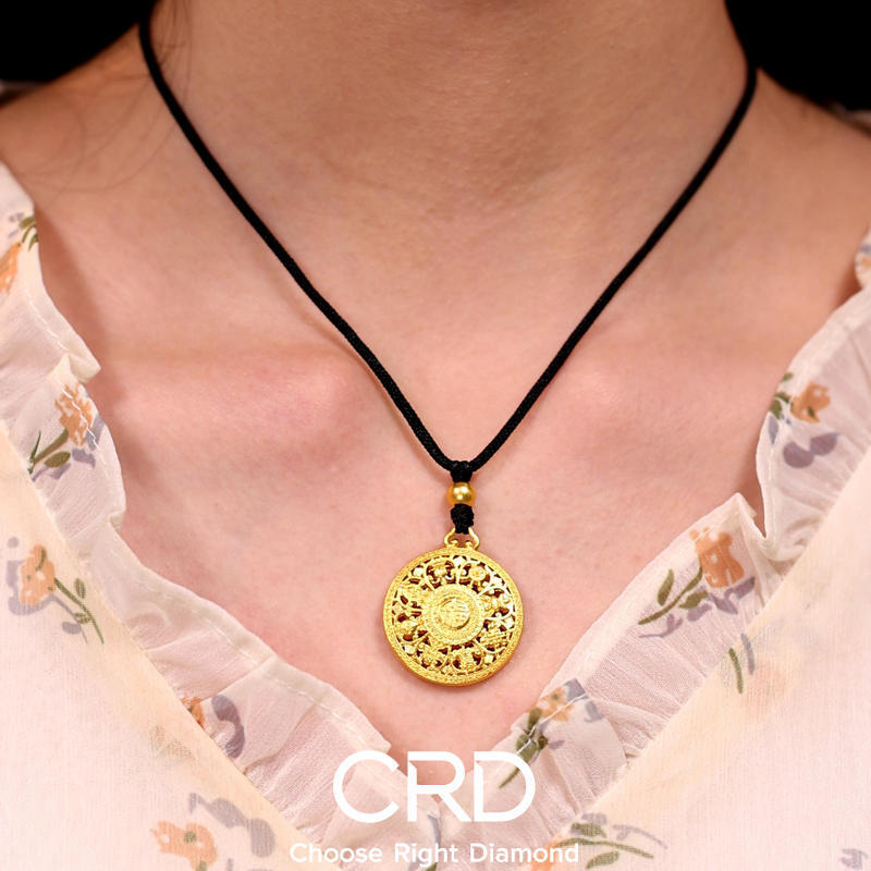 CRD黄金吊坠