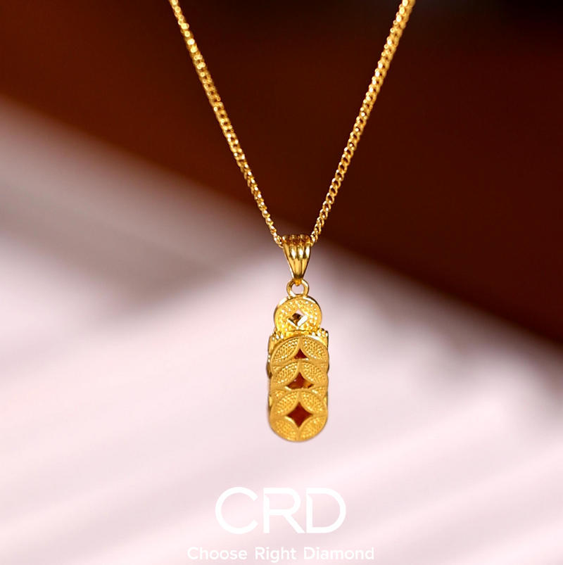 CRD黄金吊坠