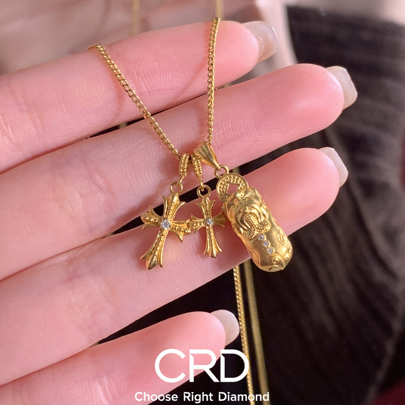 CRD黄金吊坠