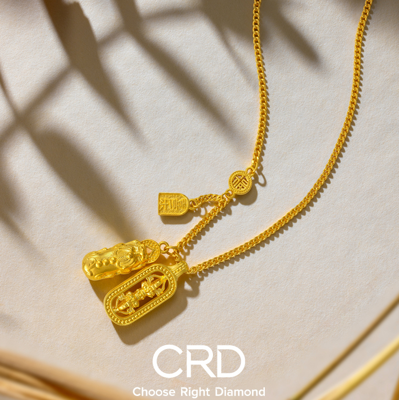 CRD黄金吊坠