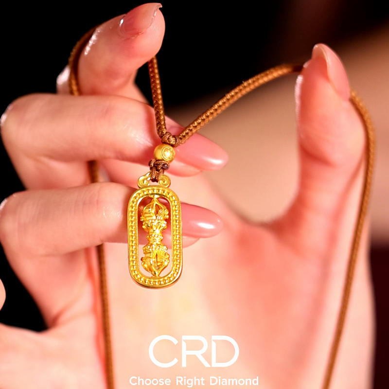 CRD黄金吊坠