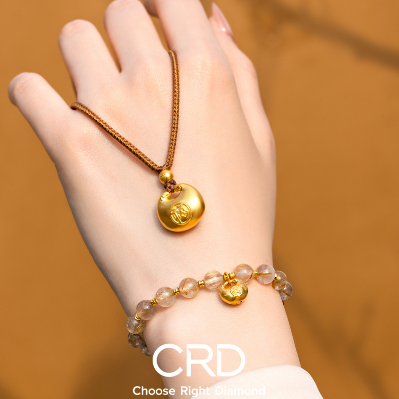 CRD黄金吊坠