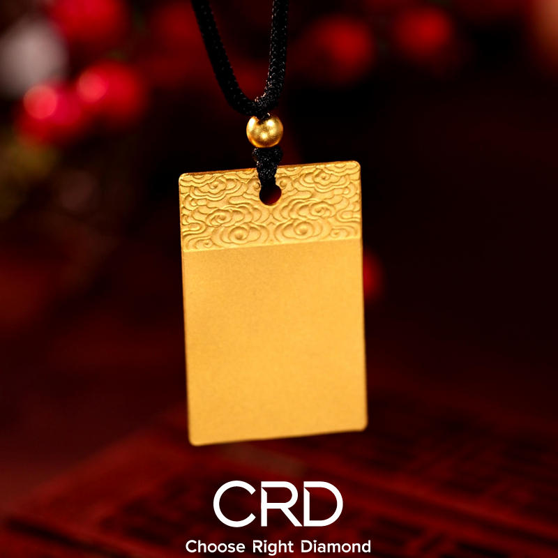 CRD黄金吊坠