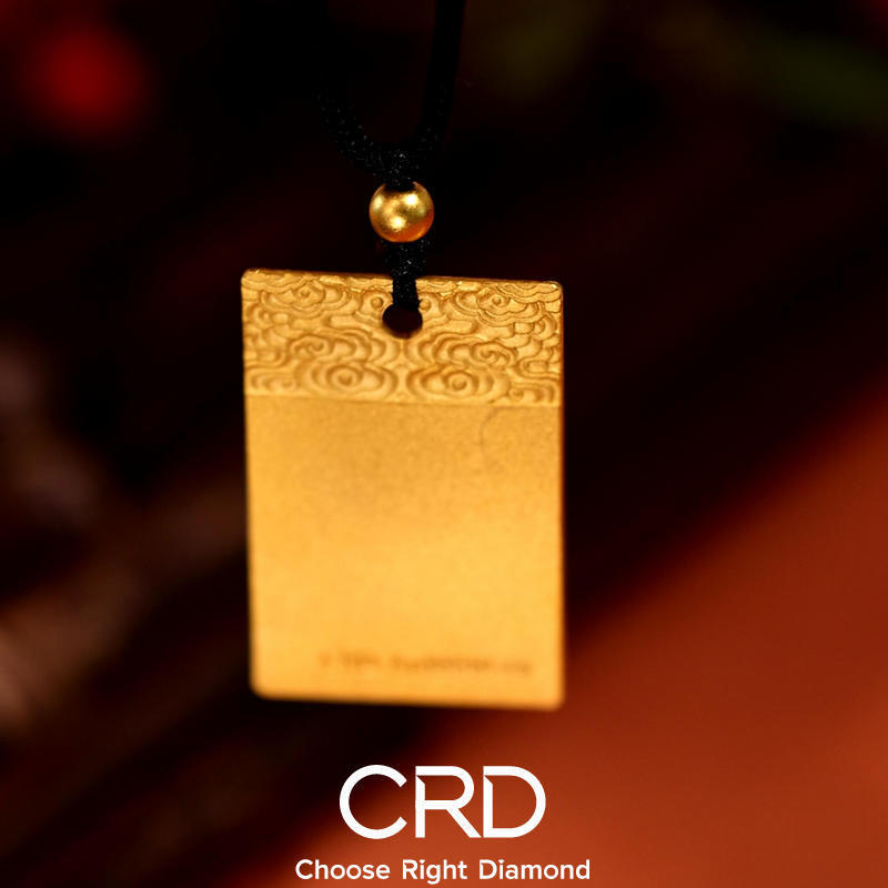 CRD黄金吊坠